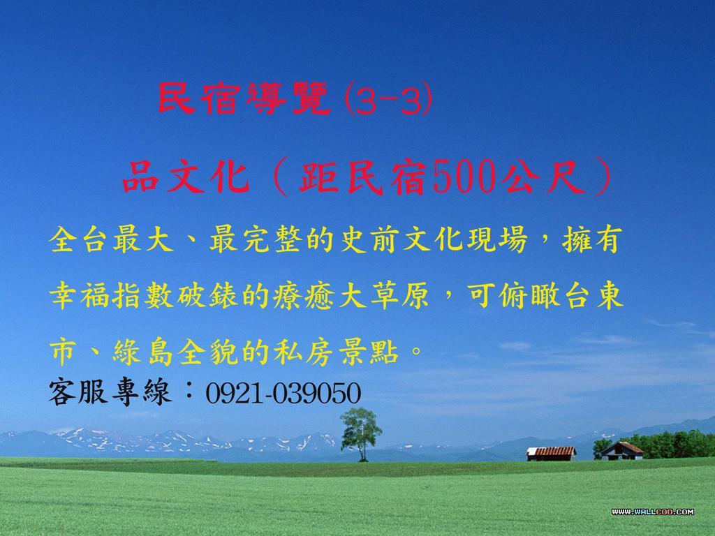 台東卑南公園民宿 T'ai-tung Buitenkant foto